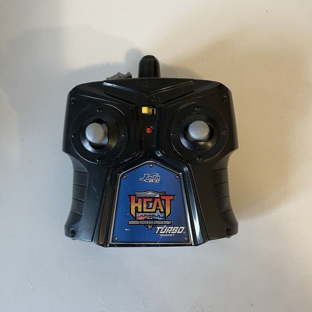 Jada RC Remote Controller ONLY Heat High Speed Pursuit Turbo Boost 2.4GHz TESTED
